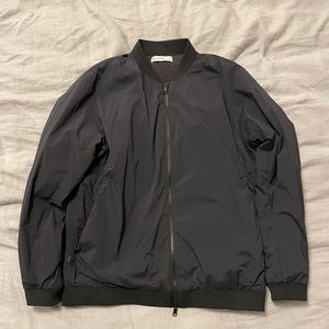 Hill City thermal light bomber jacket - size Large, black